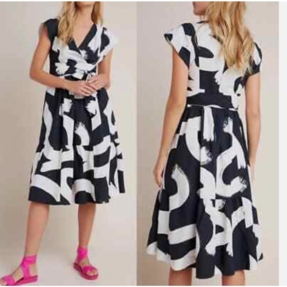 ANTHROPOLOGIE Maeve Mairead Midi Dress,